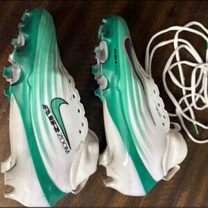 Nike Green and White Athletic Shoes